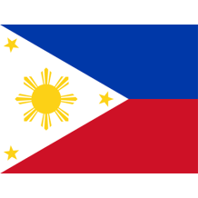 Drapeau Officiel des Philippines, idéal pour personnaliser les articles de bébé sur bebe-prenom.com.