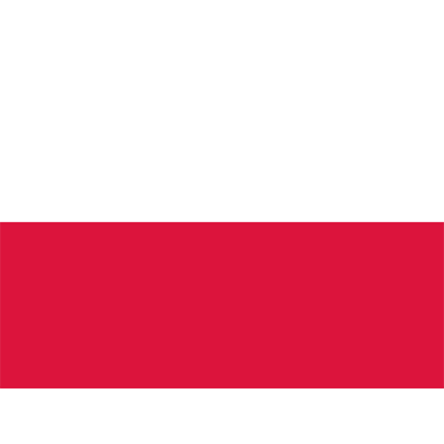 Drapeau Officiel de la Pologne pour personnaliser les accessoires de bébé sur bebe-prenom.com. Ideal pour tétines et vêtements.