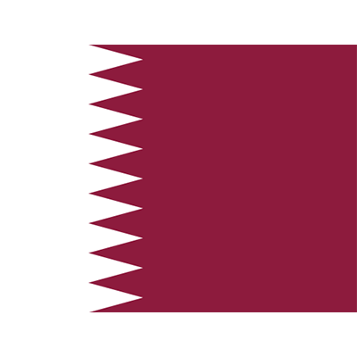 Drapeau Officiel du Qatar pour habiller avec fierté les petits champions. Disponible sur bebe-prenom.com.