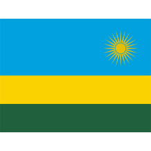 Drapeau Officiel du Rwanda pour accessoires bébé, idéal pour affirmer l\'identité culturelle sur tétines et bodys.