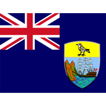 Drapeau Officiel de Sainte-Hélène pour personnaliser les accessoires de bébé sur bebe-prenom.com.