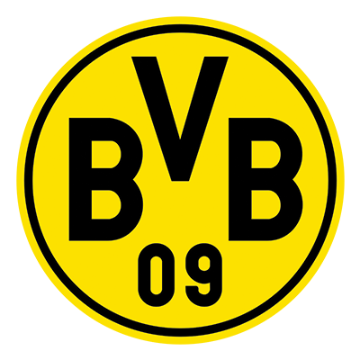 Logo BVB 09 Borussia Dortmund pour accessoires bébés, idéal pour les petits fans de foot. Disponibles sur bebe-prenom.com.