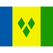 Drapeau Officiel de Saint-Vincent-et-les-Grenadines, idéal pour les accessoires de bébé stylés. Disponible sur bebe-prenom.com.