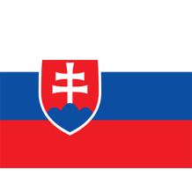 Drapeau Officiel de la Slovaquie, parfait pour personnaliser les accessoires et vêtements de votre bébé.