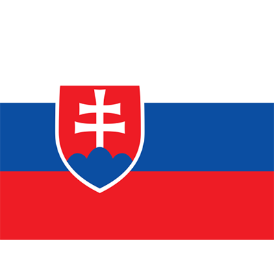 Drapeau Officiel de la Slovaquie, parfait pour personnaliser les accessoires et vêtements de votre bébé.