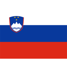 Drapeau Officiel de la Slovénie, parfait pour personnaliser les articles de votre bébé sur bebe-prenom.com.