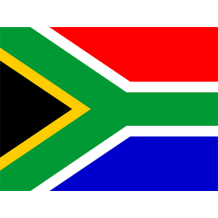 Drapeau Officiel de l\'Afrique du Sud, idéal pour personnaliser les accessoires de bébé sur bebe-prenom.com.