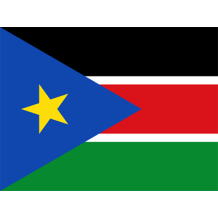 Drapeau Officiel du Soudan du Sud, parfait pour personnaliser les accessoires de bébé sur bebe-prenom.com.