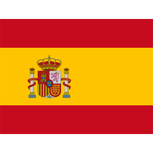 Drapeau Officiel de l\'Espagne, parfait pour personnaliser les accessoires de votre bébé sur bebe-prenom.com.