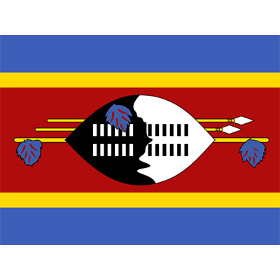 Drapeau Officiel de l\'Eswatini pour personnaliser les accessoires de bébé sur bebe-prenom.com.