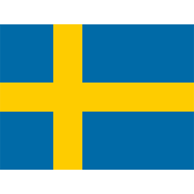 Drapeau Officiel de la Suède, parfait pour les accessoires et vêtements pour bébé chez bebe-prenom.com.