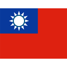 Drapeau Officiel de Taïwan, parfait pour les articles pour bébé sur bebe-prenom.com. Un choix coloré et original !