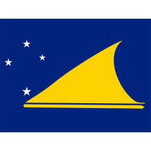 Drapeau Officiel de Tokelau, parfait pour personnaliser les accessoires de bébé sur bebe-prenom.com.