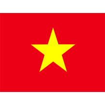 Drapeau officiel du Vietnam pour personnaliser les articles de bébé sur bebe-prenom.com. Idéal pour un look unique !