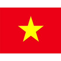 Drapeau officiel du Vietnam pour personnaliser les articles de bébé sur bebe-prenom.com. Idéal pour un look unique !