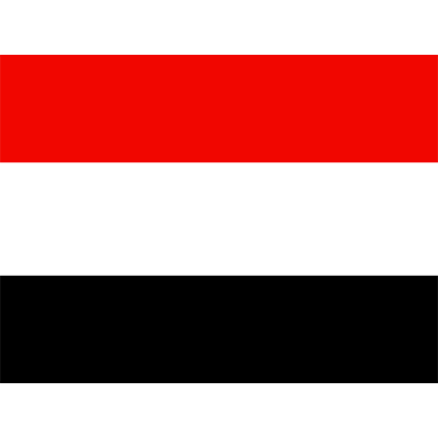 Drapeau Officiel du Yémen pour personnaliser les accessoires de bébé sur bebe-prenom.com.