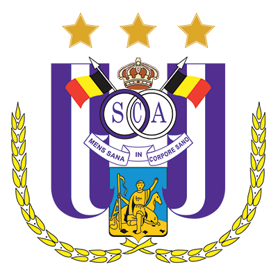 Logo Royal Sporting Club Anderlecht, idéal pour personnaliser les articles pour bébé sur bebe-prenom.com.