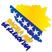 Carte de la Bosnie-Herzégovine : un design unique pour les articles bébé sur bebe-prenom.com.