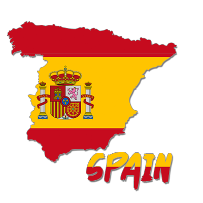 Carte de l\'Espagne, parfaite pour compléter la collection d\'articles pour bébé sur bebe-prenom.com.