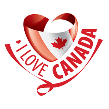 Tétine I Love Canada pour bébé, un accessoire adoré et tendance pour afficher votre amour du Canada sur bebe-prenom.com.