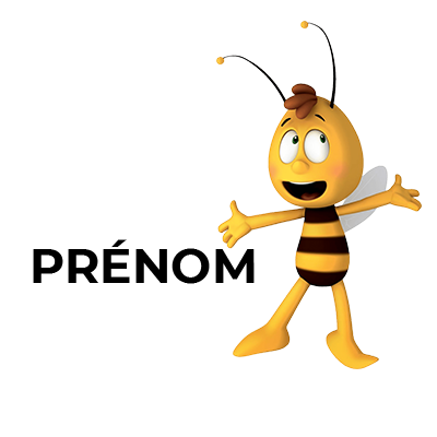 Willy l\'abeille, un compagnon amusant pour vos petits, idéal pour agrémenter les accessoires de bébé. Disponibles sur bebe-pren