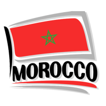 Drapeau Morocco Motif 1, idéal pour personnaliser les accessoires de bébé avec style et originalité. Disponible sur bebe-prenom.