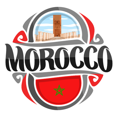 Drapeau Morocco Graphisme 2, idéal pour les accessoires de bébé : tétines, bodys et plus sur bebe-prenom.com.