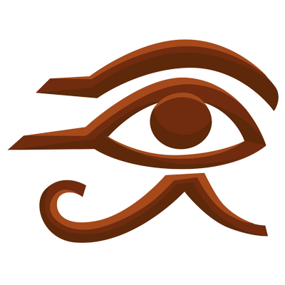 Symbole Horus pour petits, idéal pour personnaliser tétines et accessoires. Découvrez nos articles sur bebe-prenom.com.
