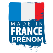 Produit Made in France Motif-1 pour bébé : qualité et style pour les accessoires de votre petit bout. Boutique : bebe-prenom.com