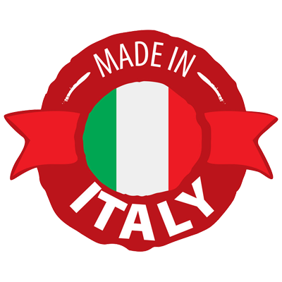 Logo Made in Italy pour des produits pour bébé, alliant qualité et style. Découvrez notre gamme sur bebe-prenom.com.
