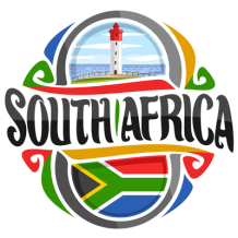 Produit pour bébé Flag South Africa, parfait pour personnaliser les accessoires essentiels de votre tout-petit. Disponibles sur 