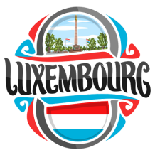 Produit bébé Flag Luxembourg, idéal pour personnaliser les accessoires de votre enfant avec style. Disponible sur bebe-prenom.co