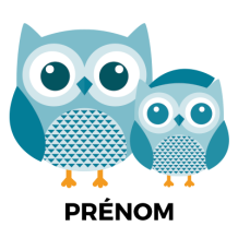 Des adorables hiboux pour embellir les accessoires de votre bébé. Découvrez notre sélection sur bebe-prenom.com.