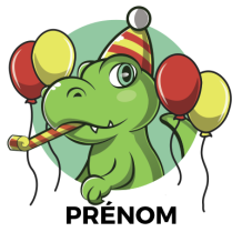 Croco anniversaire, un accessoire festif et mignon pour célébrer les moments spéciaux de votre bébé sur bebe-prenom.com.