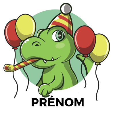 Croco anniversaire, un accessoire festif et mignon pour célébrer les moments spéciaux de votre bébé sur bebe-prenom.com.