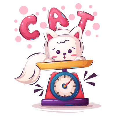 Animaux rigolos Cat Motif-1, design amusant pour les accessoires de bébé. Disponible sur bebe-prenom.com.