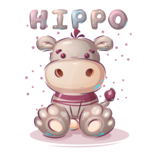 Tétine Animaux rigolos Hippo, douce et amusante, parfaite pour apaiser votre bébé. Découvrez-la sur bebe-prenom.com.