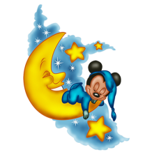 Disney Mickey Bonne nuit, un adorable motif pour accompagner vos petits dans leurs rêves. Idéal pour les articles pour bébé.