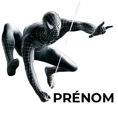 Spiderman Création 5, l\'accessoire idéal pour les tout-petits fans de super-héros sur bebe-prenom.com.