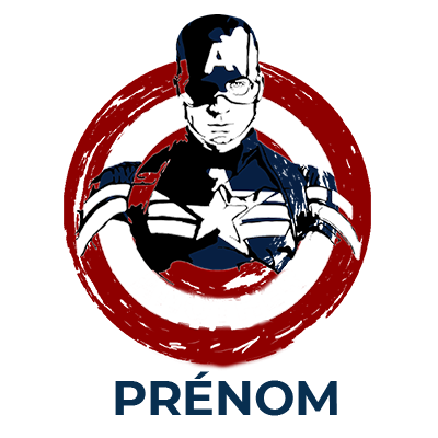 Cible rouge Captain America pour bébé, idéal pour ajouter une touche héroïque aux accessoires de votre enfant. Disponible sur be