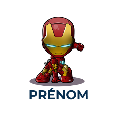 Tétine Iron Man Kids pour les tout-petits, alliant confort et style super-héros. Découvrez-la sur bebe-prenom.com.