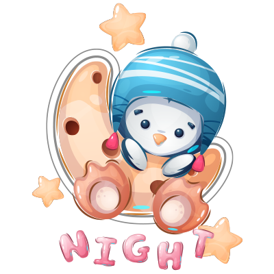 Animaux rigolos Pinguin Night : un compagnon tendre pour la nuit des tout-petits. Disponible sur bebe-prenom.com.
