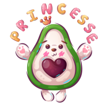 Doux et amusant, l\'animaux rigolos Princesse embellit les accessoires de bébé avec sa touche colorée et joyeuse.