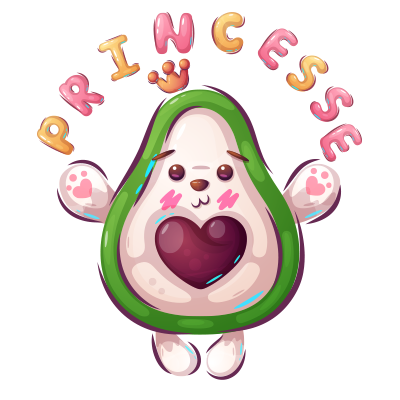 Doux et amusant, l\'animaux rigolos Princesse embellit les accessoires de bébé avec sa touche colorée et joyeuse.