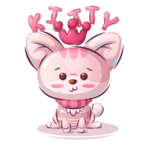 Animaux rigolos Kitty, un adorable accessoire pour bébé, parfait pour égayer les moments de douceur. Disponibles sur bebe-prenom