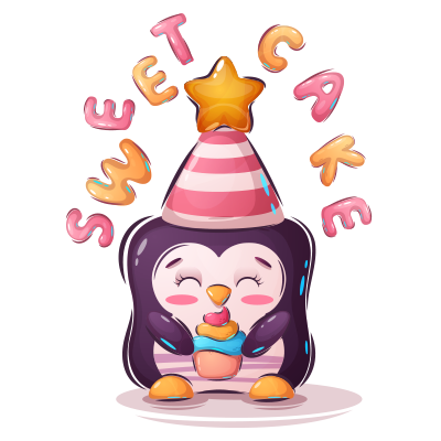 Animaux rigolos Sweet cake : un design mignon pour égayer les accessoires de bébé sur bebe-prenom.com.