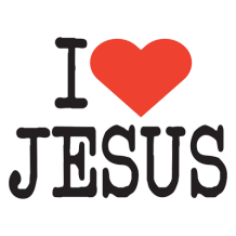 design mignon \"I love Jesus\" pour accessoires bébé, parfait pour body, bavoir ou d\'autres articles de votre choix sur bebe-pr