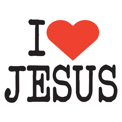 design mignon \"I love Jesus\" pour accessoires bébé, parfait pour body, bavoir ou d\'autres articles de votre choix sur bebe-pr