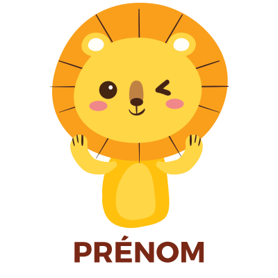 Lion style 4, un compagnon adorable pour bébé, idéal pour compléter ses accessoires d\'éveil chez bebe-prenom.com.