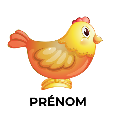 Jouet Poule coloré et ludique, idéal pour éveiller bébé tout en s\'amusant chez bebe-prenom.com.